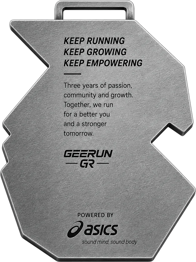 Finisher medal, back